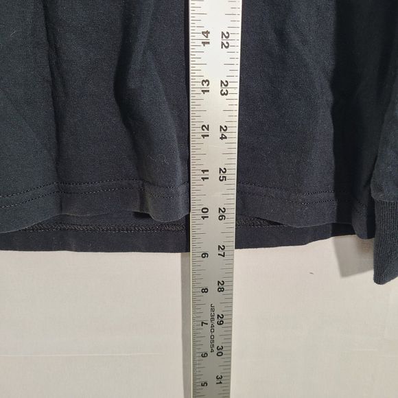 Fruit of the Loom Black 100% Cotton Men's Soft Long Sleeve Crew T-Shirt Small - Picture 9 of 9